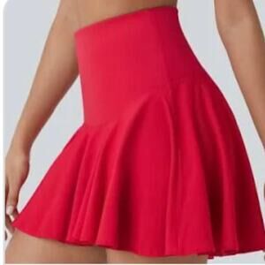 Halara- Red Skater Skort- NWOT